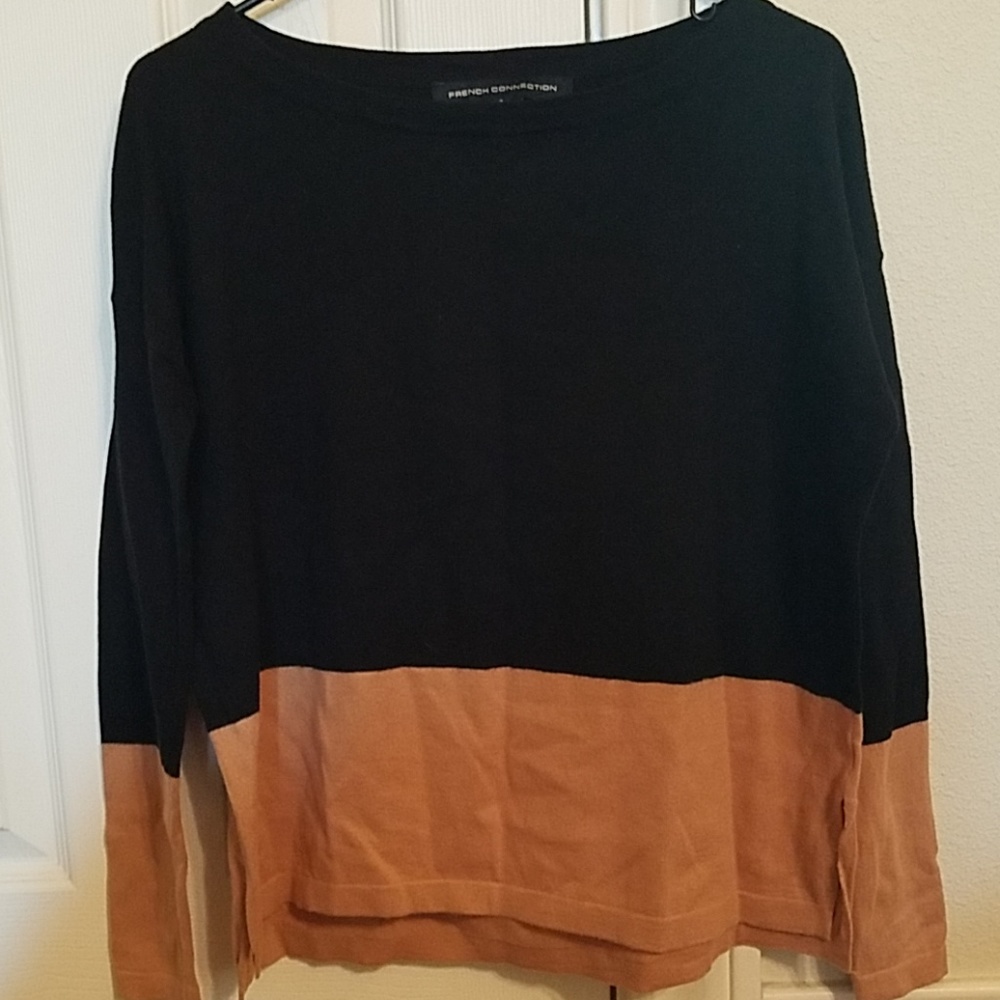 French Connection color block sweater